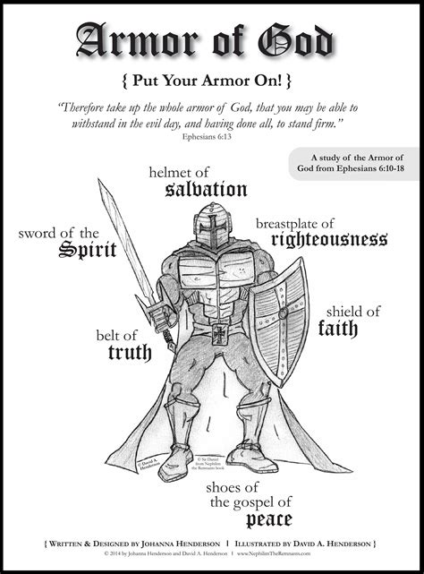 Printable Children S Armor Of God